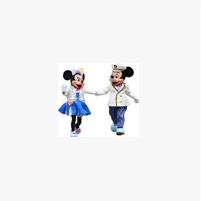 2015 NEW navy Mouse couple mascot costume adult size free shipping | Тематическая одежда и униформа