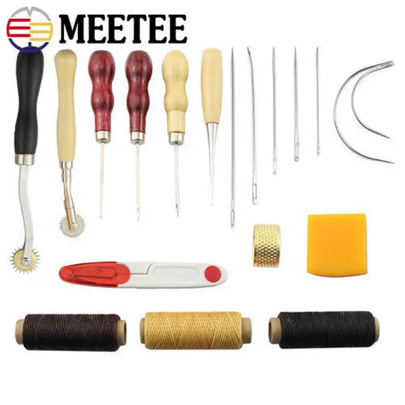 Meetee DIY аксессуары ручной работы кожаный набор 13 шт. ручного шитья художественные