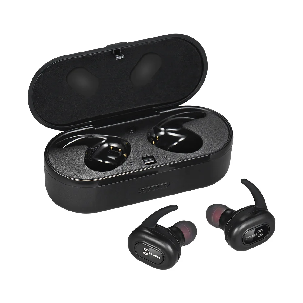 T300 TWS Bluetooth Earphone True Wireless Stereo Earbud Waterproof HD Communication Headset Sport Earphones With Mic for Phone |