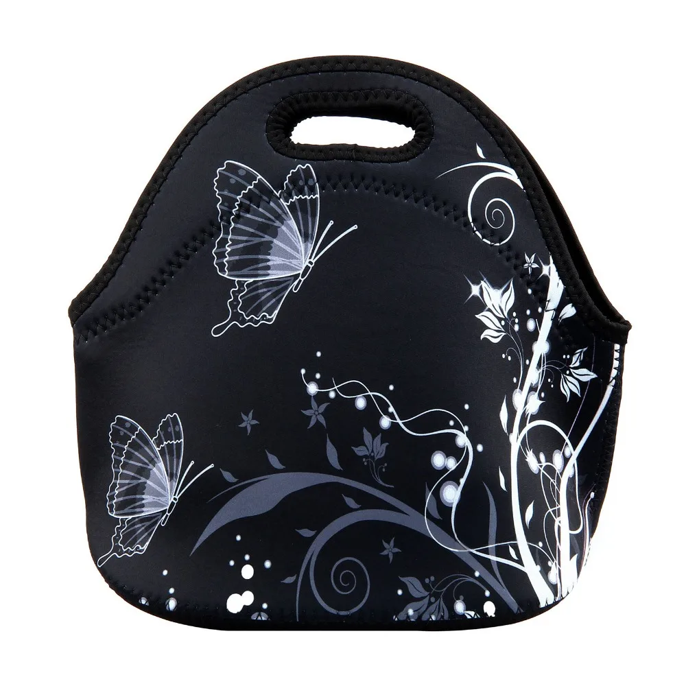 Женская изолированная сумка для обеда из неопрена сумка-тоут сумочка завтрака