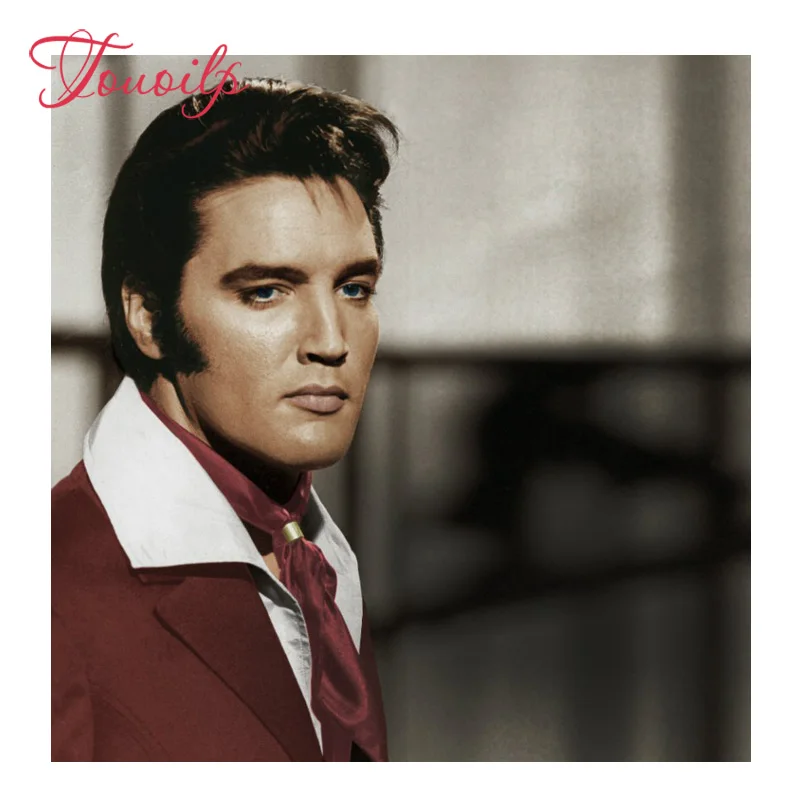 TOUOILP 5D Алмазная вышивка камни в форме ромба и круглый Элвис 5d алмазная крестиком