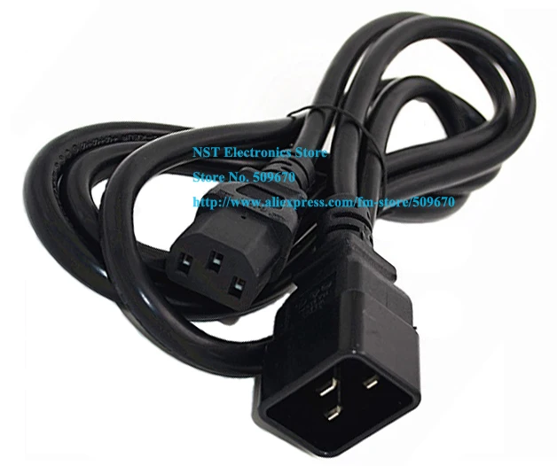 Кабель питания IEC 320 C13 Женский к C20 мужской штекеру PDU/Φ Удлинительный кабель около