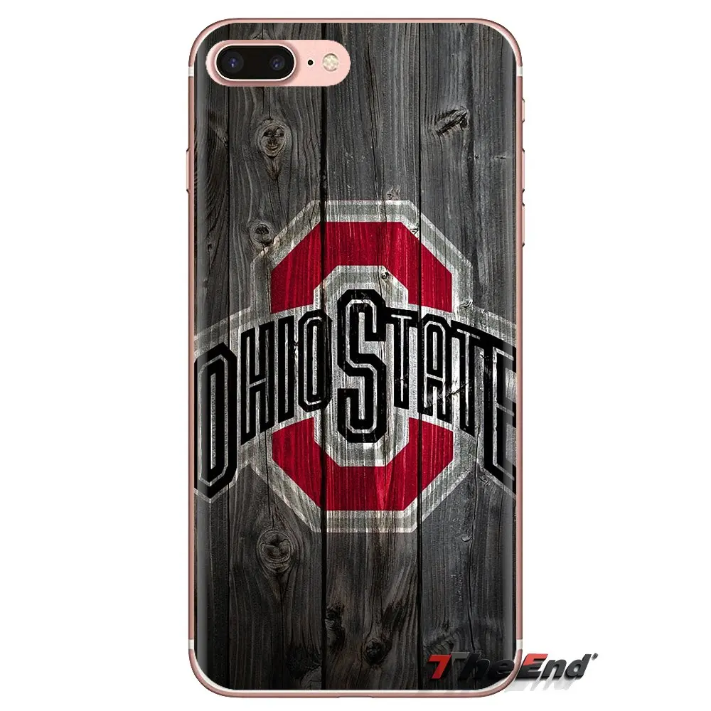 Ohio State Buckeyes football team Logo For Samsung Galaxy S3 S4 S5 Mini S6 S7 Edge S8 S9 S10 Plus Note 3 4 5 8 9 Soft Case Cover |