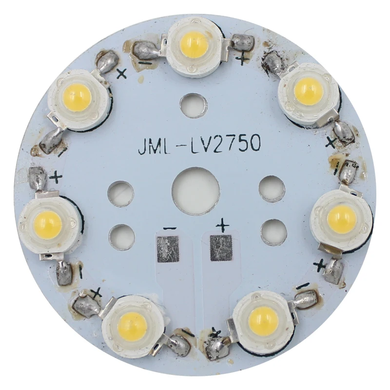 10 шт. 7X1 Вт LED звезда Высокая мощность + 50 мм алюминиевая Базовая пластина
