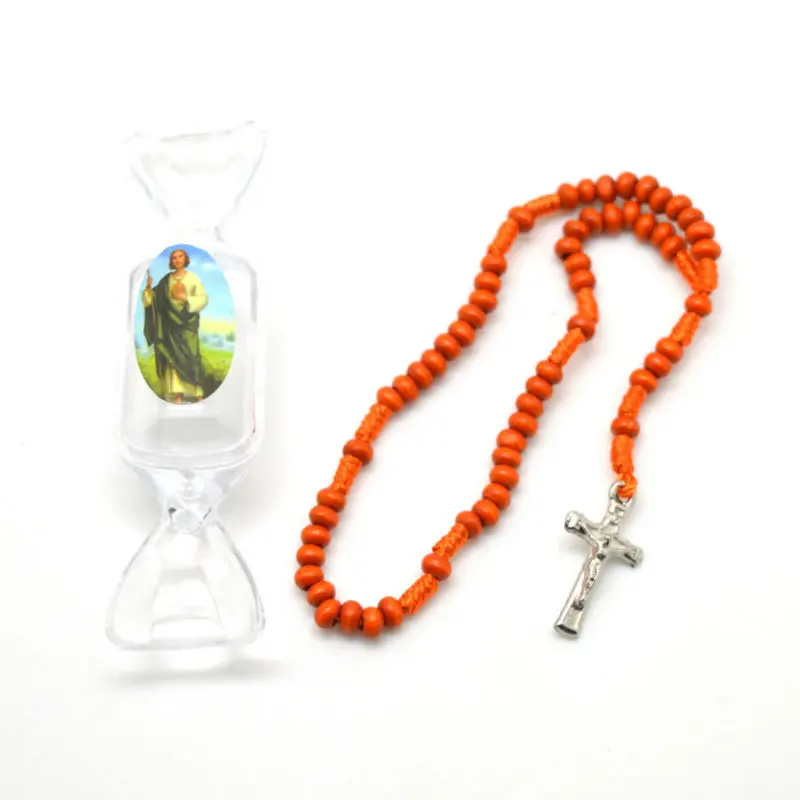 Акриловая Конфетница с католичкой Jude Guadalupe Mary деревянный браслет с розами