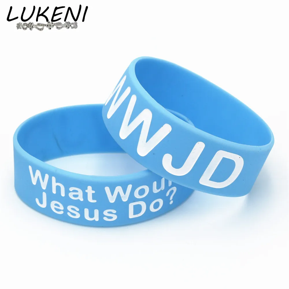 1 шт. что бы Jesus Do силиконовый браслет на запястье для вероисповедания спортивные