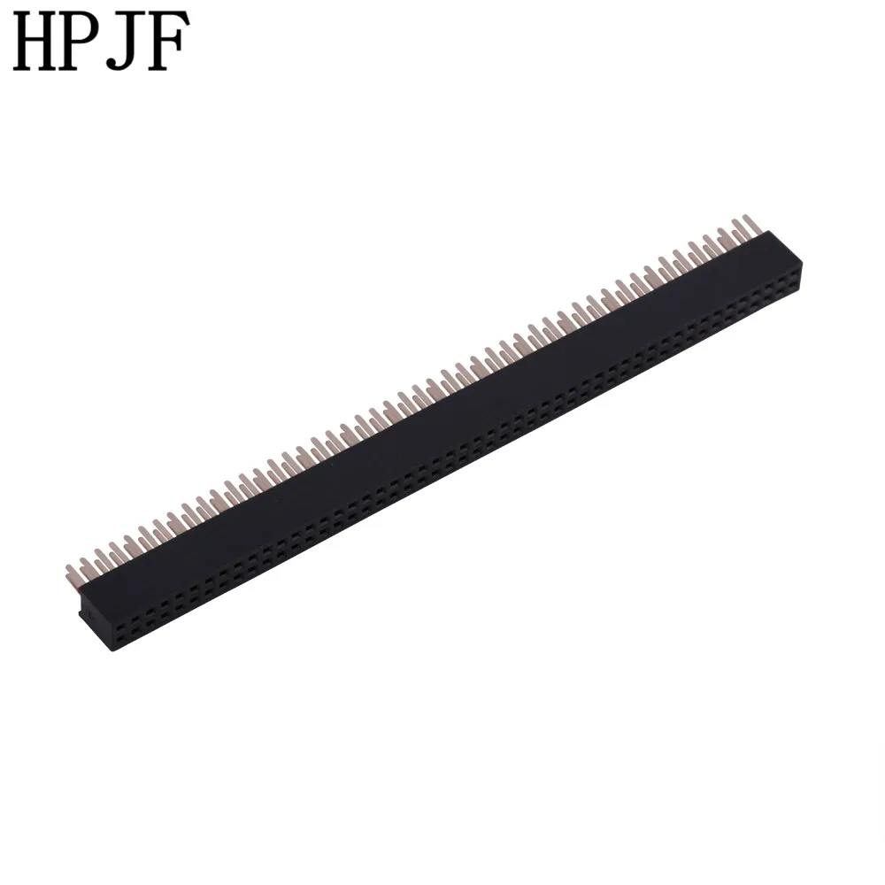 2 шт. Шаг 1 0 мм 2x50Pin 100 Pin Женский двойной прямой ряд Заголовок разъем|socket connector|l