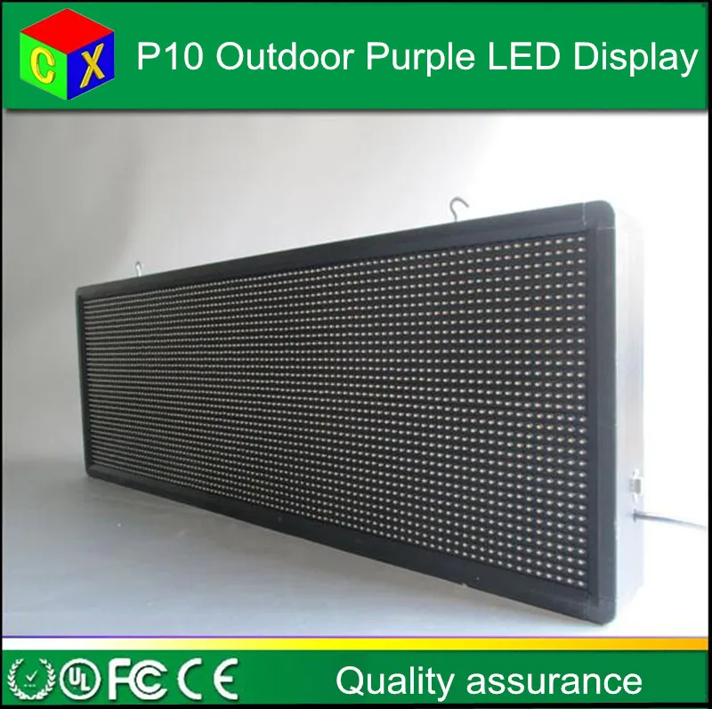 

Purple P10 LED outdoor Display Module 32X16 Matrix 320*160mm waterproof for P10 purple pink LED scrolling Screen