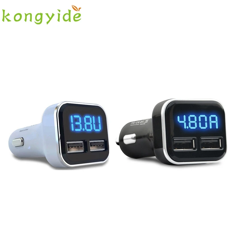 Автомобильный Стайлинг kongyide Quick Charge Dual USB Smart автомобильное зарядное устройство
