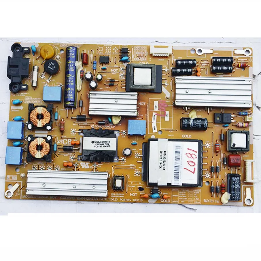 Оригинальное для Samsung LEDUA40D5000BR UA40D5003BR 46D5000PR PSLF121A03S BN44 00473A 00473B PD46G0_BDY плата