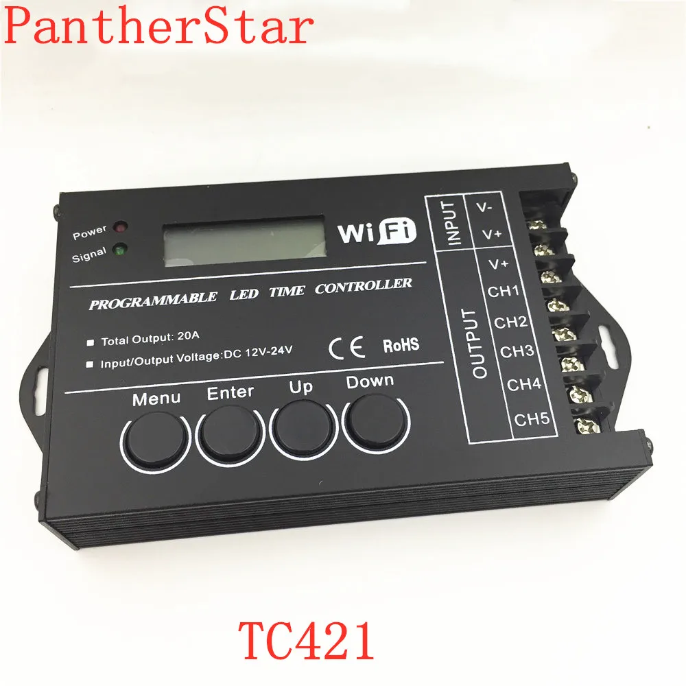 Светодиодный обновленная версия TC420 TC421WF Время программируемый 5 канальный выход
