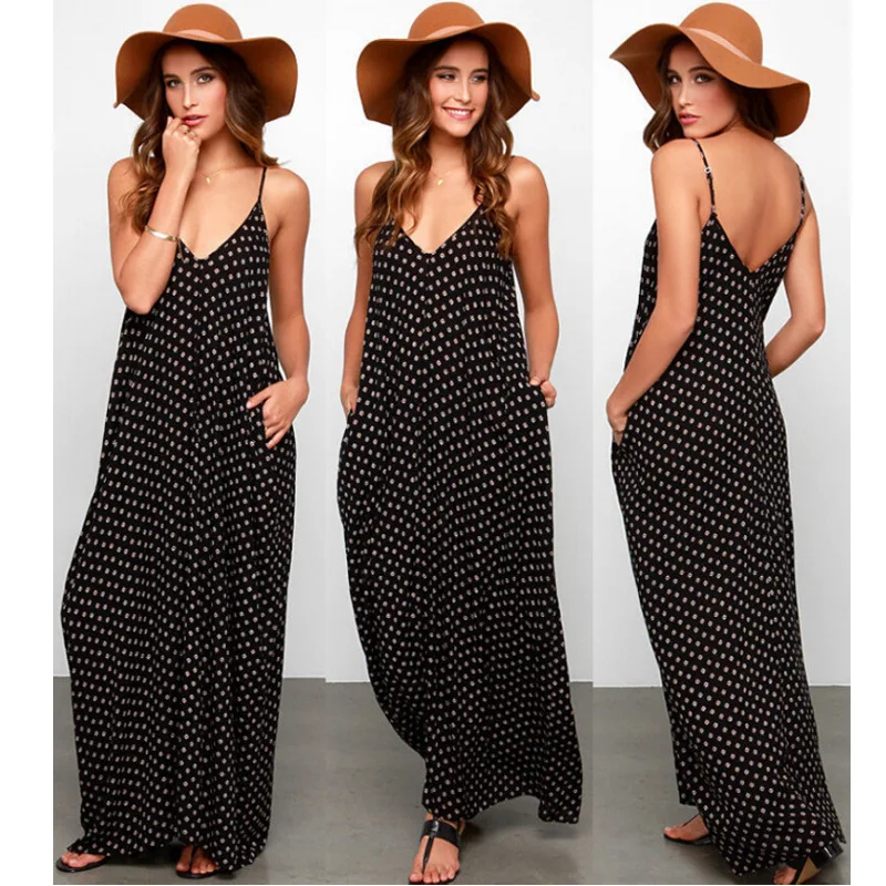 Волновой точки платье MS соболезнуем сексуальное лето глубокий v и Непринужденной