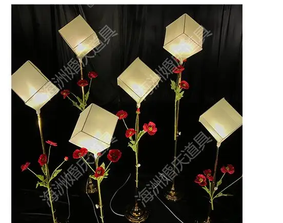 Wedding props geometric Rubik's cube road wedding stage decoration ornaments square frame. | Дом и сад
