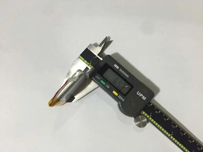 The new full capacity 3.7V lithium polymer 703538 970MAH mobile power / mini walkie talkie Rechargeable Li-ion Cell | Электроника
