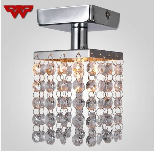 Хрустальная потолочная лампа Led современный минималистский ресторан