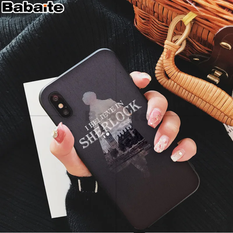 A7 Babaite 221B Шерлок Холмс Новинка чехол для телефона Fundas чехол для iPhone X XS MAX 6 6s 7 7plus 8 8Plus 5 5S SE XR - Цвет: A7