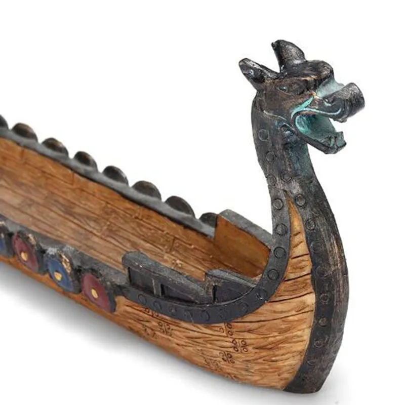 Подставка для курильницы в стиле ретро деревянная горелка с драконом