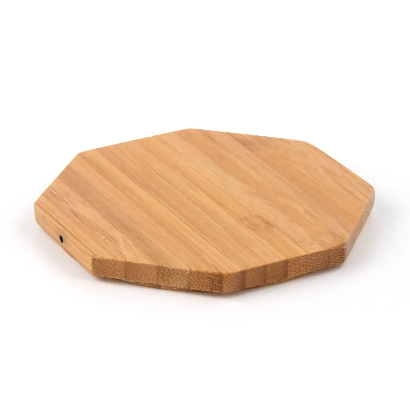 696 дерево Беспроводной Зарядное устройство Bamboo QI зарядного устройства для iPhone 8/8