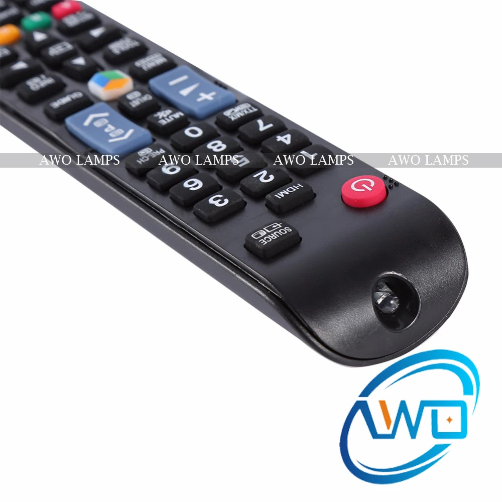 Сменный пульт дистанционного управления AWO для Samsung черный цвет 3D SMART LCD TV AA5900581A