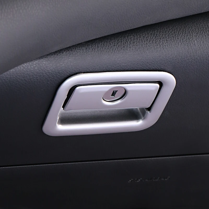 QHCP ABS Auto Copilot Glove Storage Box Handle Trim Sequins Cover Sticker Decoration Car-styling Special For Toyota Camry 2018 | Автомобили