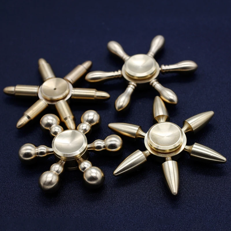 Непоседа блесны Медь Металл ручной Spinner игрушка 6 8 минут анти стресс для рук Топ