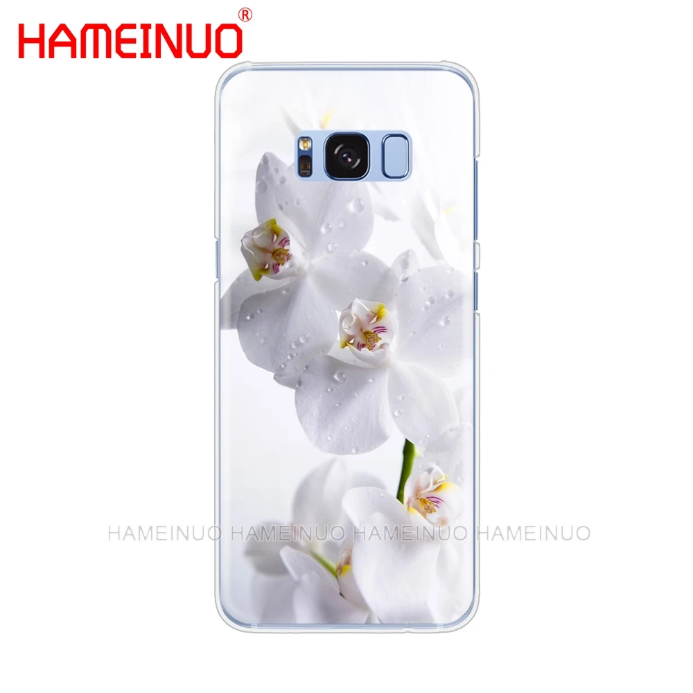HAMEINUO цветы орхидеи красочный чехол для сотового телефона Samsung Galaxy S9 S7 edge PLUS S8 S6 S5 S4