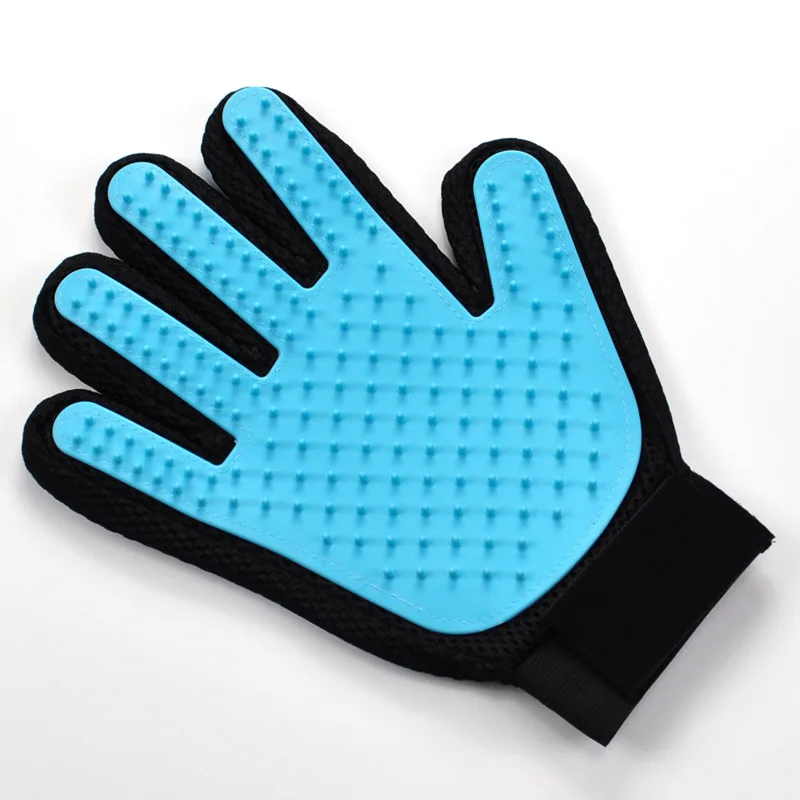 HACKLE силиконовая Щетка для собак перчатка расчесывания шерсти животных кошек