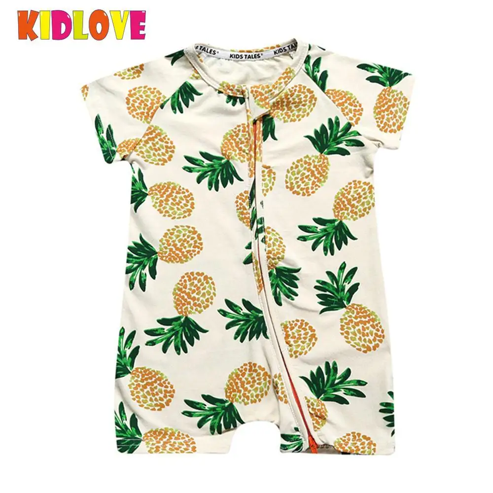 KIDLOVE летние детские Одежда унисекс хлопковые комплекты с коротким рукавом