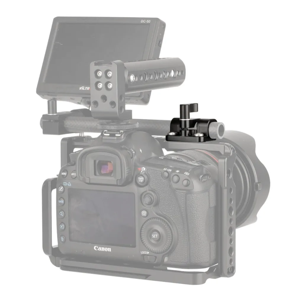 NICEYRIG 15 мм стержневой зажим 1/4 винт для DSLR камеры &quotплечевая установка винтовое