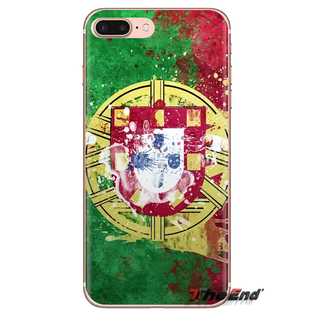 For Xiaomi Mi4 Mi5 Mi5S Mi6 Mi A1 A2 5X 6X 8 9 Lite SE Pro Max Mix 2 3 2S Phone Housing Case Portugal Flag Banner Art Pattern |
