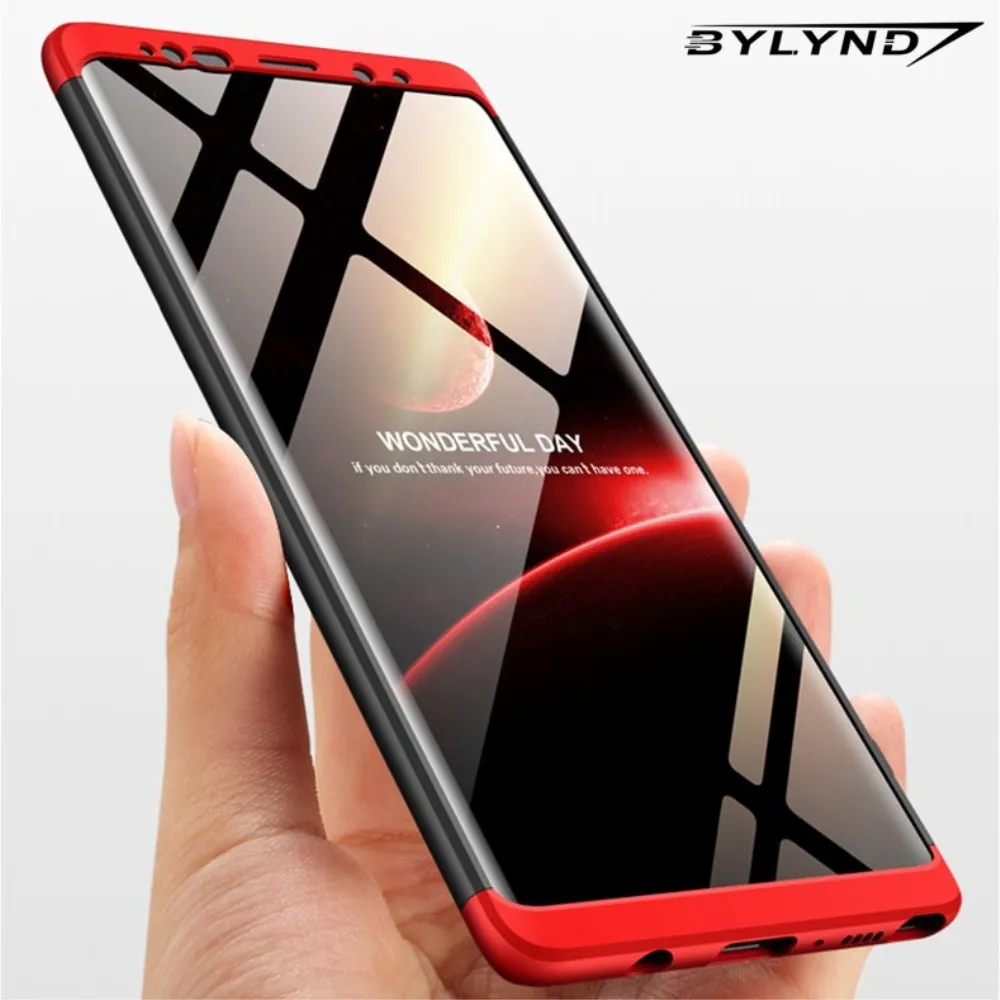 For Samsung s6 s7 s8 s9 plus Case GKK 360 Full Protection Hard Hybrid PC 3 In 1 Design phone Matte Cover |