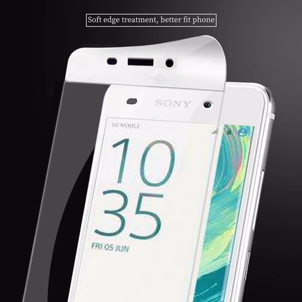 3D изогнутое закаленное стекло с полным покрытием для Sony Xperia XA F3111 F3112 F3113 F3115 5 0|screen