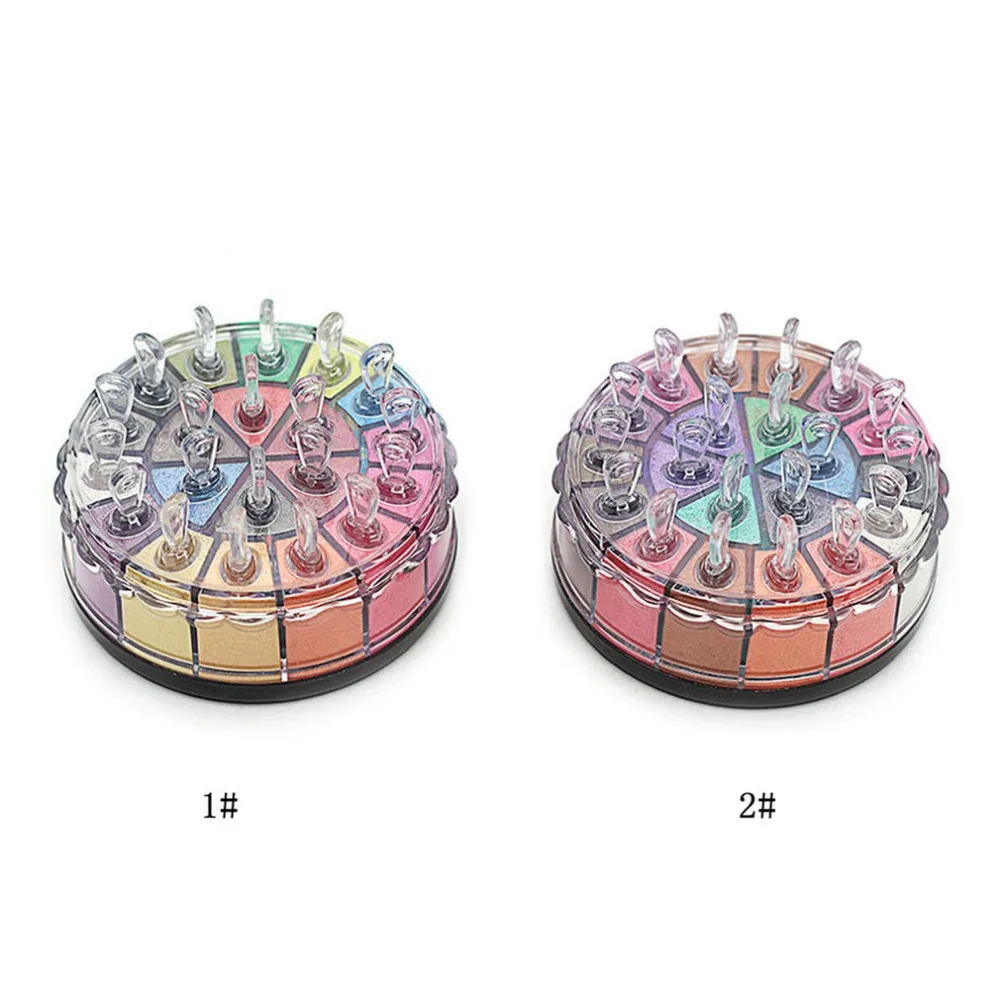 20 видов цветов мерцающие тени для век Палитра блестящий порошок косметический