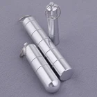 Чехол для таблеток в форме капсулы, водонепроницаемый алюминиевый органайзер для лекарств, Тонкий Карманный контейнер для таблеток