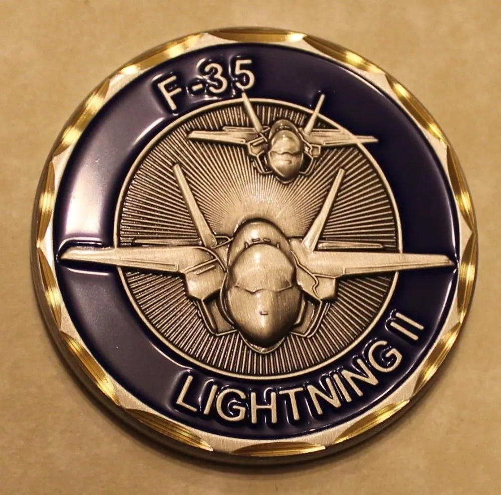F-35 Lightning II ВВС вызов монета