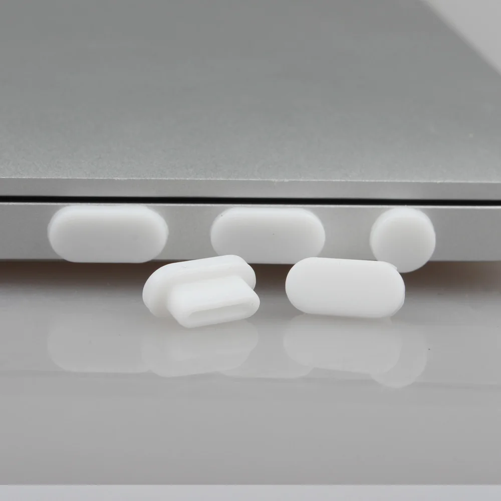 Силиконовая противопылевая заглушка для ноутбука 5 шт./компл. красочная Macbook 12 Pro 13