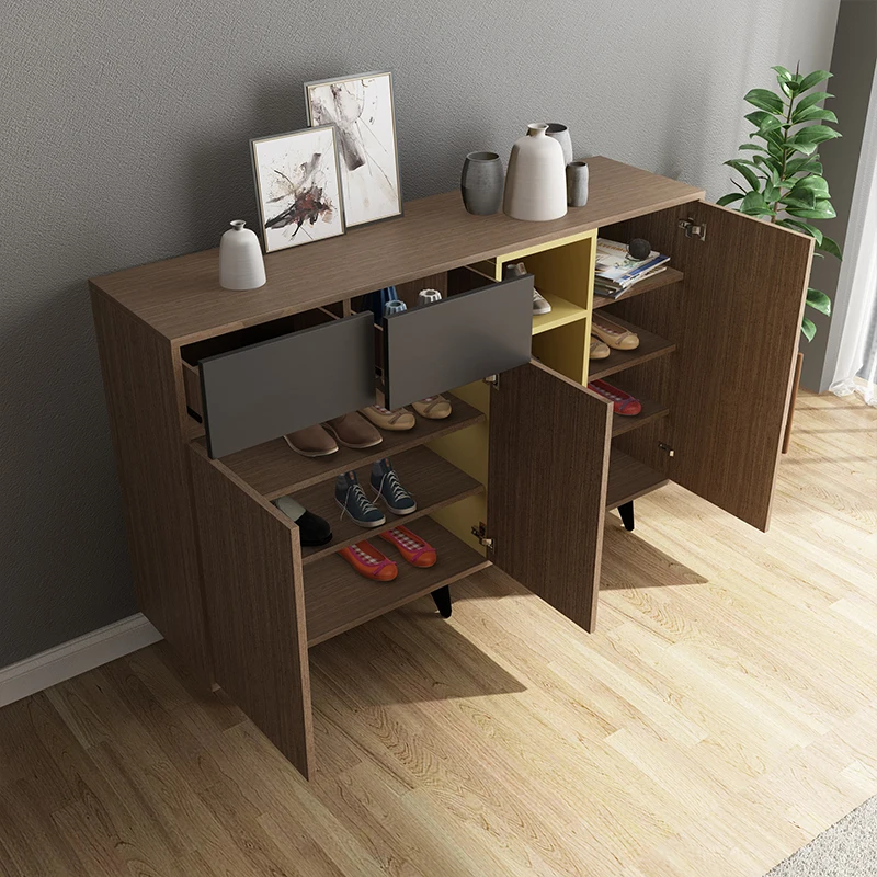 Луи модный простой стеллаж для обуви в сборке больших размеров квартиры гостиной