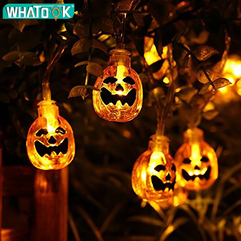 6m 40led Halloween Pumpkin Ghost String Lights Outdoor Handing Lamp Horror Halloween Decoration For Festival Home Garden Party
6m 40led Halloween Pumpkin Ghost String Lights Outdoor Handing Lamp Horror Halloween Decoration For Festival Home Garden Party