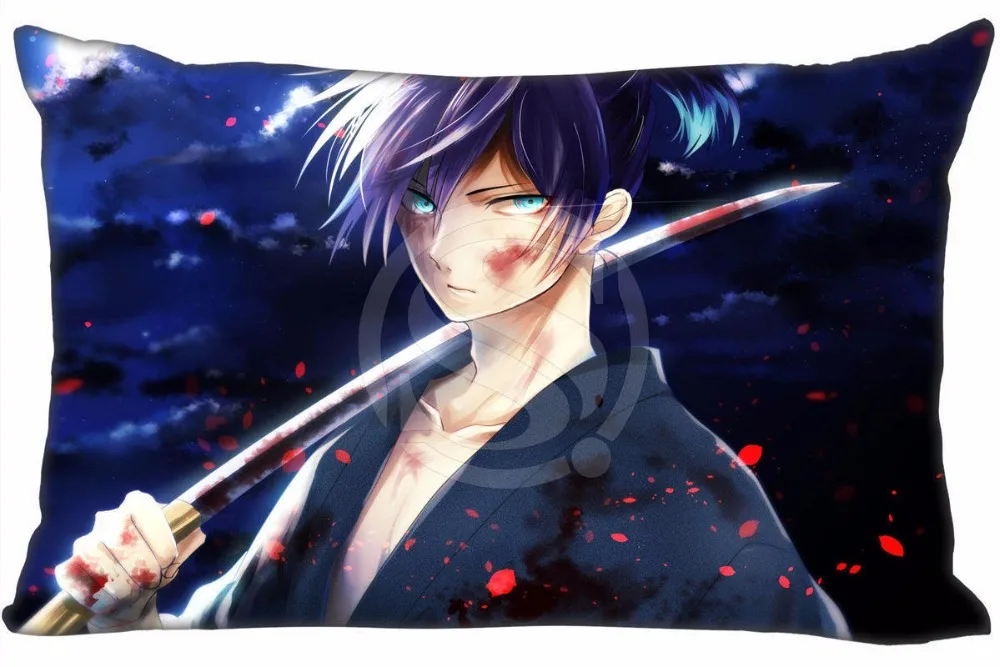 Горячая Распродажа наволочка Noragami на заказ прямоугольная Подушка молнии чехлы