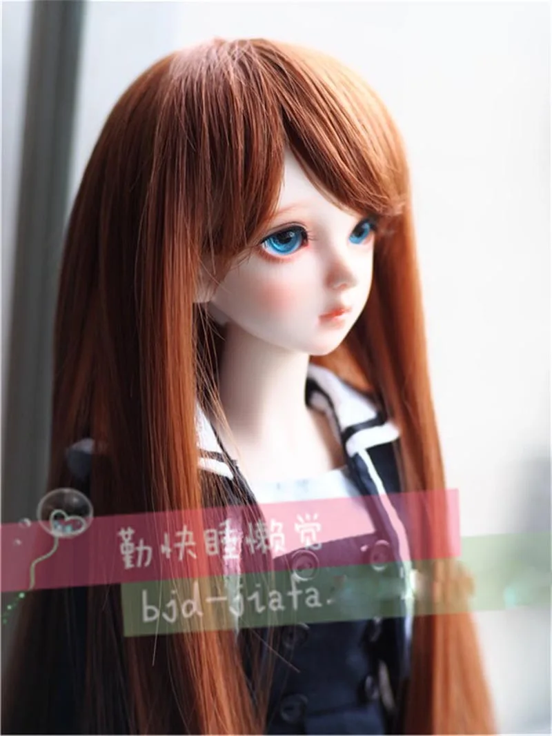 Бесплатная доставка 1/3 1/4 1/6 новый стиль Bjd SD парик для куклы высокотемпературная
