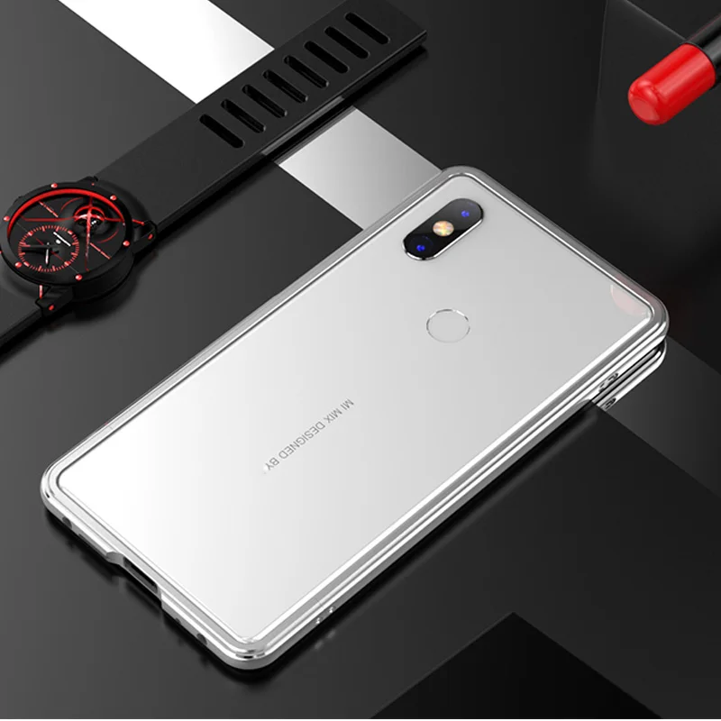 Чехол для Xiaomi mix 2 S металлическая рамка задняя крышка mix2 корпус алюминиевые