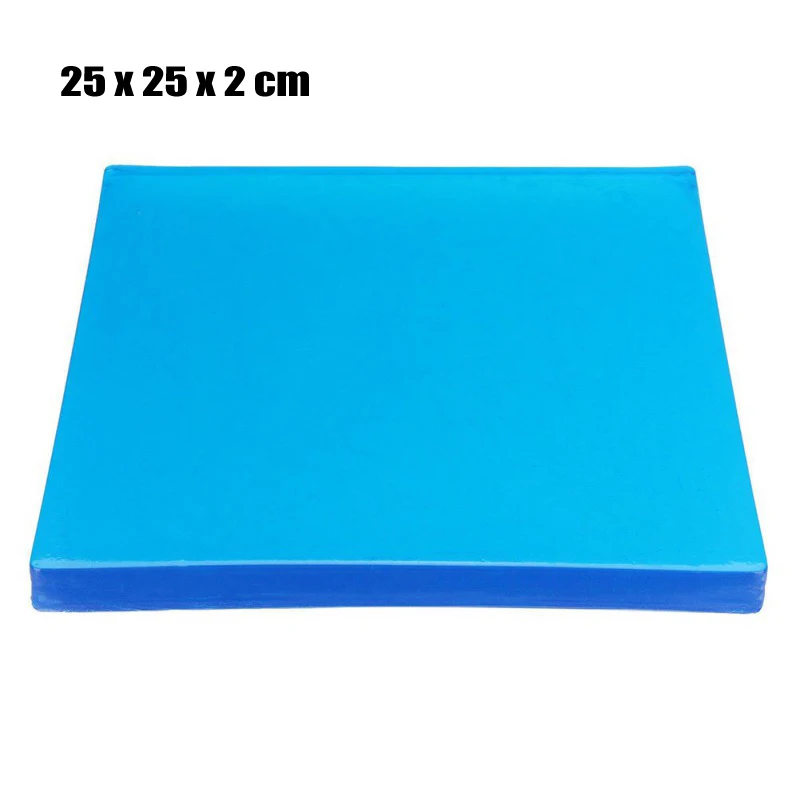 25x25x1cm 1 шт. гелевая Подушка для сиденья мотоцикла амортизирующий коврик для мотоцикла и скутера удобная мягкая гелевая Подушка для мотоцикла модифицированные подушки для сиденья - Цвет: 25x25x1cm