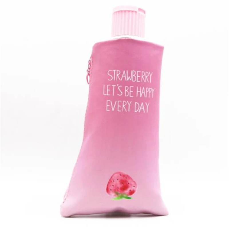 Зубная паста с ароматом клубники из искусственной кожи чехол карандаш точилка