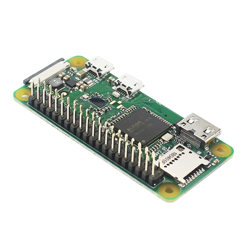 Новый Raspberry Pi Zero W 512M ОЗУ 1 ГГц процессор Wi Fi и Bluetooth предварительно сваренный 40