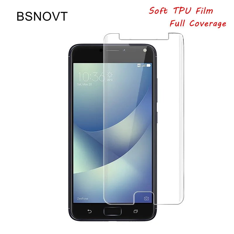 2 шт Полное покрытие экрана Защитная пленка для Asus Zenfone 4 Max ZC520KL из мягкого ТПУ