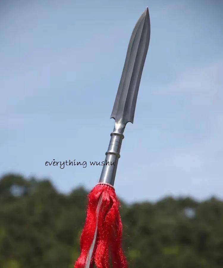 Wushu нержавеющая сталь боевые традиционные кунг-фу копья кунг-фу Боевые искусства копья