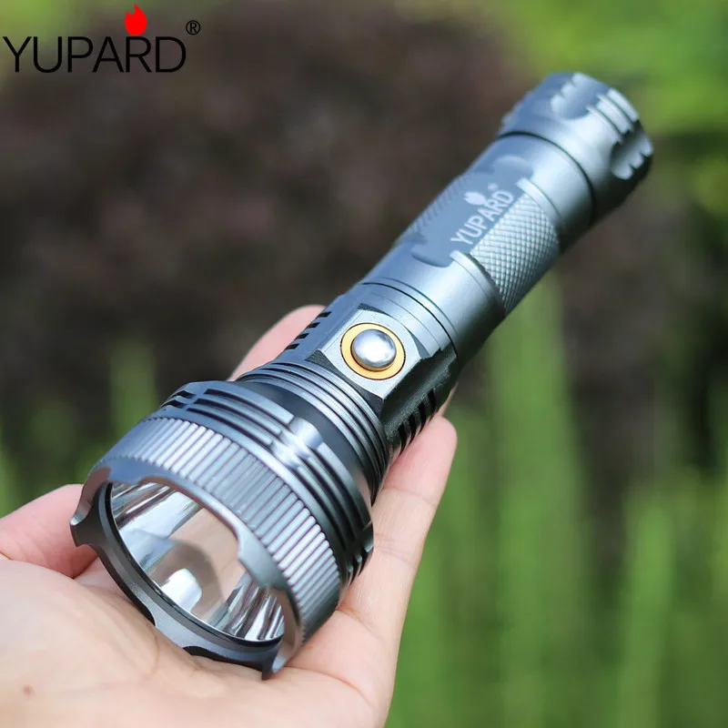 Яркий светодиодный фонарик YUPARD XM-L T6, 1000 люмен, фонарь высокой мощности для кемпинга, фонарь с аккумулятором 26650/18650