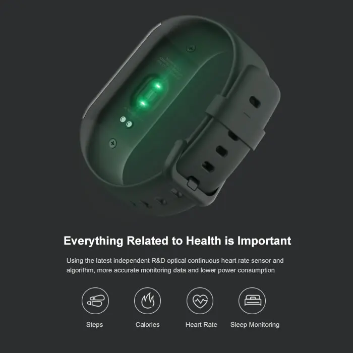 Xiaomi Huami Amazfit обновленный Cor 2/Band 2 Sport 5ATM водонепроницаемый умный браслет с 20 днями в режиме ожидания для Android IOS