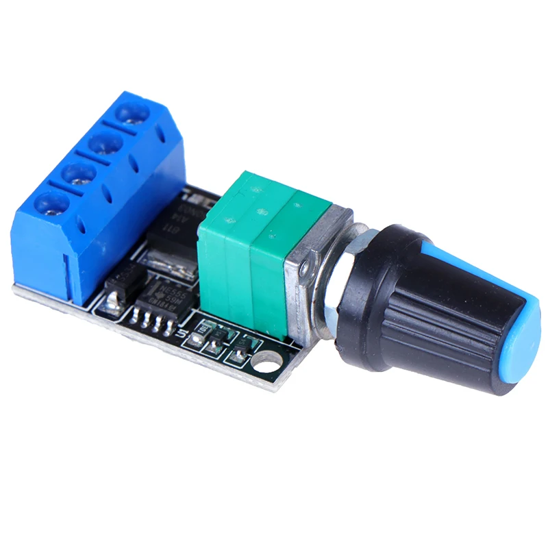 Фото DC 5V-16V 10A контроллер скорости двигателя постоянного тока регулятор частоты DC 5V-16V 10A контроллер скорости двигателя постоянного тока регулятор частоты