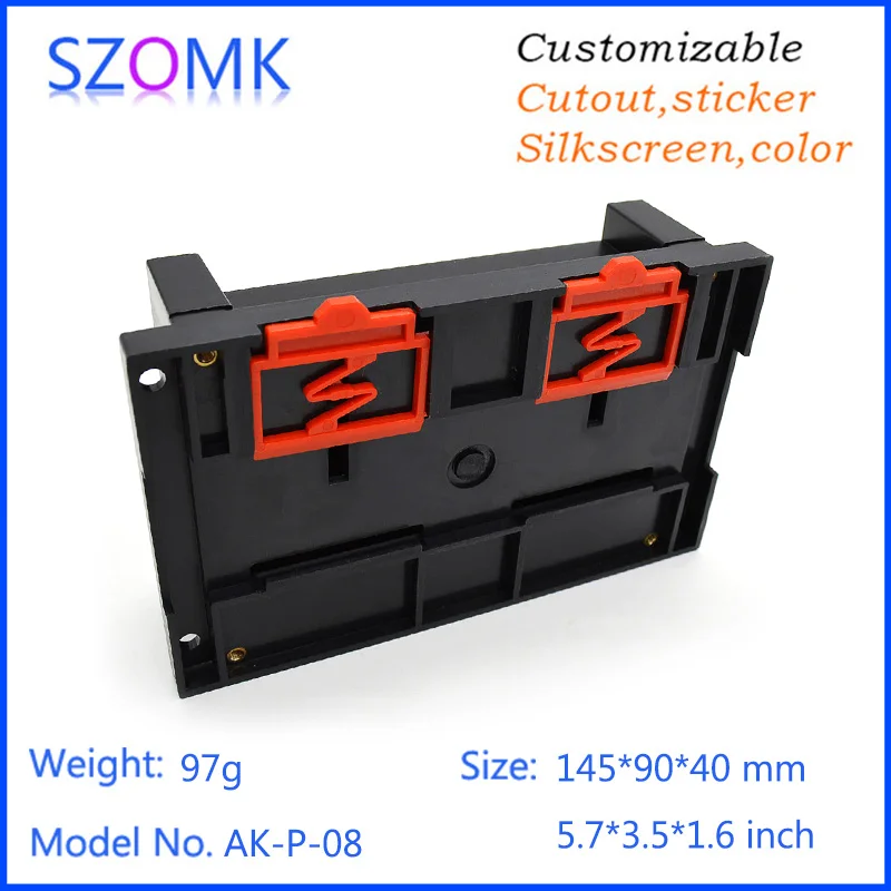 10 шт. пластиковый корпус для электроники 145*90*40 мм электронные din рейки
